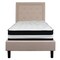 Flash Furniture Roxbury Twin Platform Bed Set, Beige SL-BM-17-GG - alternate 4